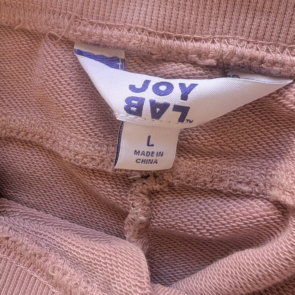 JoyLab Light Pink And Gray Palm Leaf Joggers - Picture 4 of 8